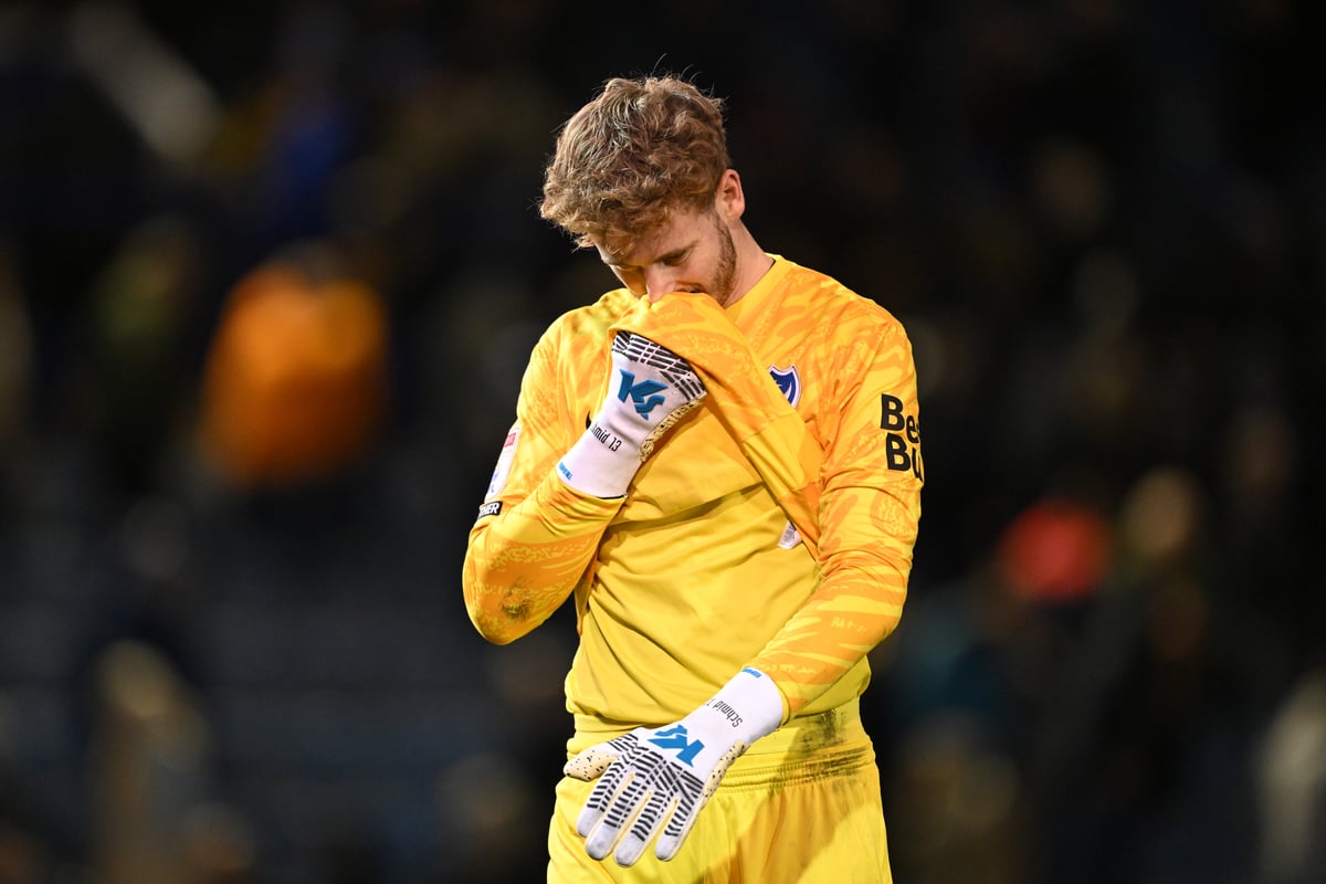 'Come back stronger' - Portsmouth keeper Nicolas Schmid posts 16-word message on Instagram following injury picked up against Southampton  that angered John Mousinho