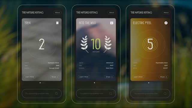 The Nature Rating tool analyses how much nature is present in the media that people engage with every day – from TV shows and movies, to books and music – to inspire them to seek it out more in real life