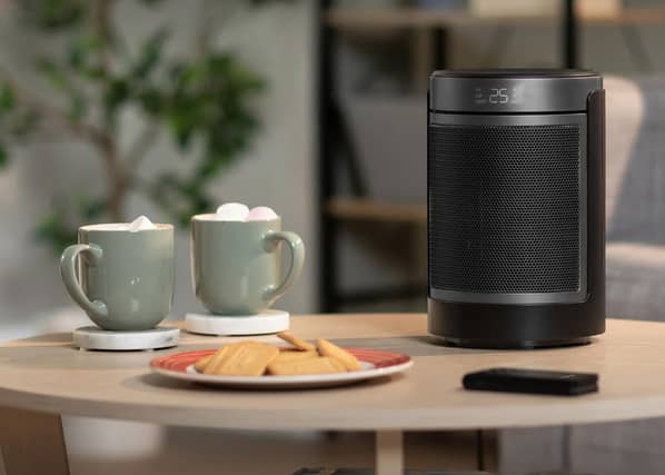 Compact, quiet, and low-energy - Russell Hobbs's fan heater is perfect for keeping you warm in the autumn