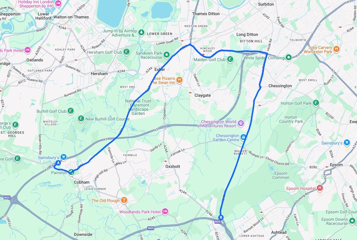 A3 closures this weekend as part of huge M25 interchange project ...