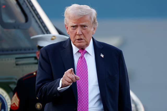 A flypast of UK and US F-35 jets will take place for US President Donald Trump for his state visit to Britain.