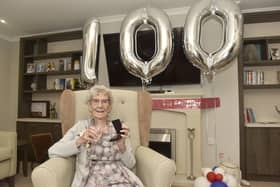 Mabel Kidney celebrated her 100th birthday on Friday, September 19, 2025, at Admiral Jellicoe House in Portsmouth, where she was presented with her War Service Medal. She served in the Royal Naval Service (Wrens) during the Second World War.