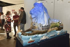 Leonardo da Pompey took pride of place as Portsmouth 100 was officially launched at the Victory Lounge at Portsmouth Football Club.