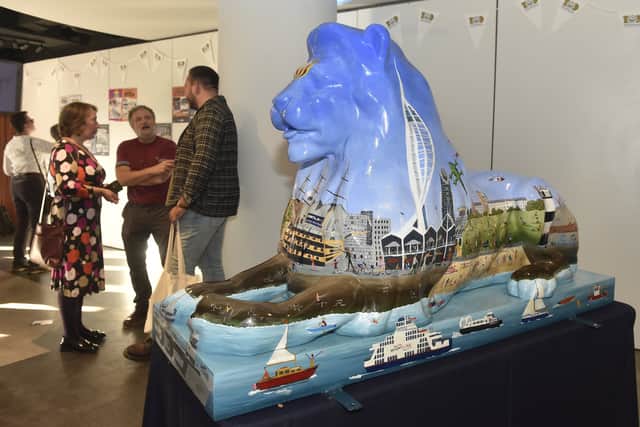 Leonardo da Pompey took pride of place at the launch of the Portsmouth100 campaign at Fratton Park last month. He will part of the centenary's Pride of Portsmouth Lion Trail.