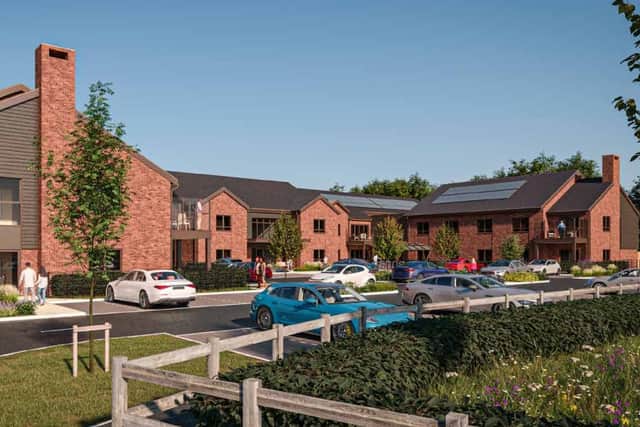 Design for 80 bedroom care home at Lockswood Road