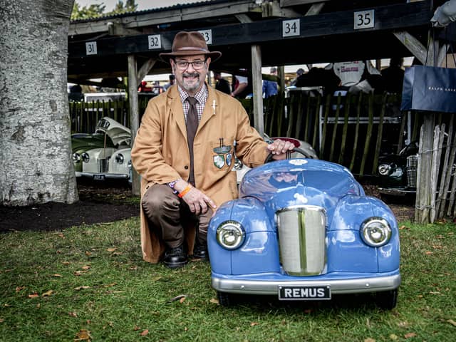 Goodwood Revival Settrington Cup scrutineer Alex Kinsman.