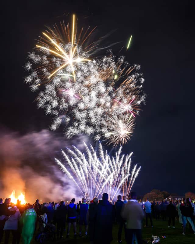 HMS Sultan put on a show last year at their Bonfire and Fireworks Night