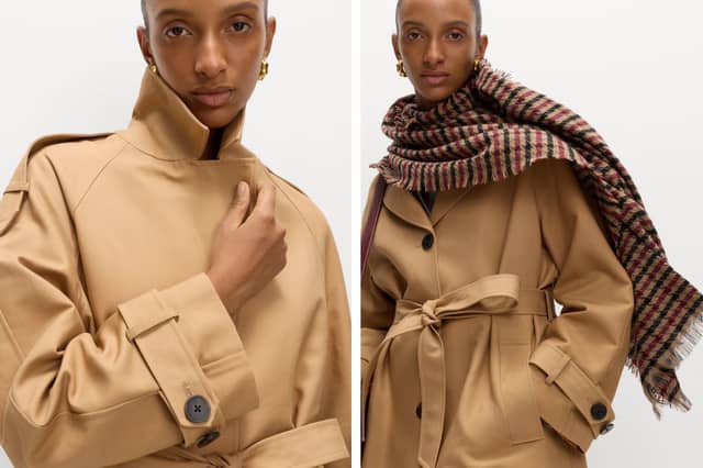 Forget Burberry - this cotton-rich belted longline trench from M&S is all you need for cosy season