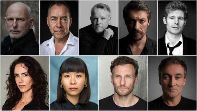 Top left to right: Gary Lewis (Image: Kirsty Anderson), Dominic Mafham (Image: Coco), Jeppe Beck Laursen (Image: Anne Valeur), Tornike Gogrichiani (Image: Levan Leko Tchkonia) and Steven Miller (Image: Faye Thomas). Bottom left to right: Amy Manson (Image: Christopher Jeney), Naomi Yang (Image: YellowBellyPhoto), Steve Cree (Michael Shelford), and Derek Riddell
