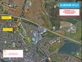 Diversion route away from North Hill, Fareham