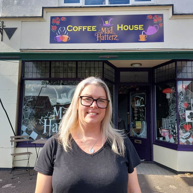 Robynne Rogers has opened the Mad Hatterz Coffee House in Cowplain.