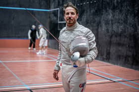 Barber and filmmaker Chris Jupp will compete for Great Britain in fencing at the world championships.