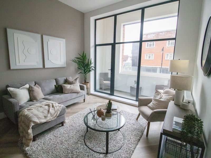 A look inside the former Debenhams site , in Southsea, which has been transformed into 134 residential homes.  


Picture: Habibur Rahman
