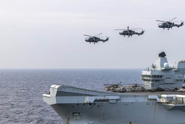 The advanced new Sea Venom missile will be used on naval strike helicopters deployed alongside the Royal Navy flagship HMS Prince of Wales.