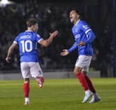 Pompey's Adrian Segecic. Pic: Barry Zee.