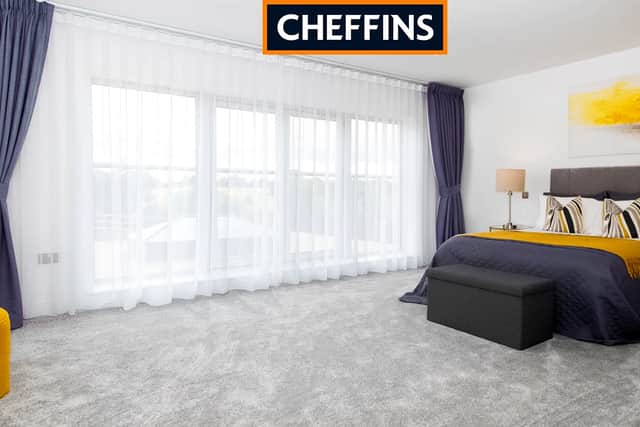 The rooms are all large and airy