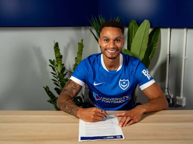 Pompey’s Josh Murphy.