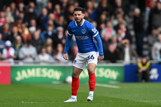 Conor Chaplin savoured finally hearing that Fratton roar once again after Pompey's 1-0 victory over Middlesbrough. Picture: Graham Hunt/ProSportsImages