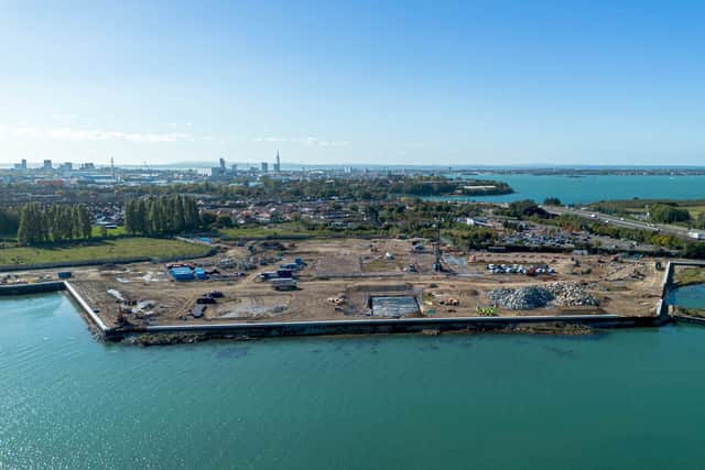 The Victory Quay development is being created on the Tipner West site
Picture: Habibur Rahman