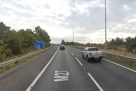 M27 closure eastbound at Hilsea interchange
