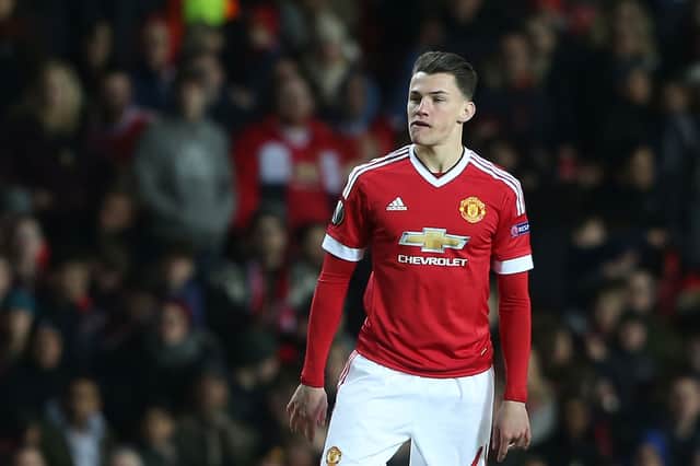 Regan Poole made his Manchester United debut against FC Midtjylland in February 2016 at the age of 17. Picture: Matthew Peters/Manchester United via Getty Images