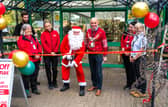 The team at Havant Garden Centre - Pictured is Josh Brooks, Joy Hall, Sophie Agar, Santa, Matthew Muscat, Willow Robinson, Carla Fall. 