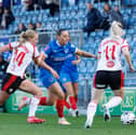 Pompey Women slumped to a 5-2 defeat to Southampton at Fratton Park. Picture: Marcin Jedrysiak