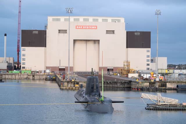 HMS Agamemnon, the Royal Navy's newest nuclear submarine.