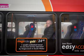 A man looks out from the window of a bus at the town's bus station in Merthyr Tydfil, Wales. Pensioners in England must now wait until age 67 to get a free bus pass (Photo: Matt Cardy/Getty Images)