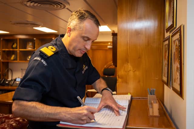 UKCSG Commander James Blackmore.