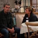 Cain Dingle returns from France in Emmerdale this week