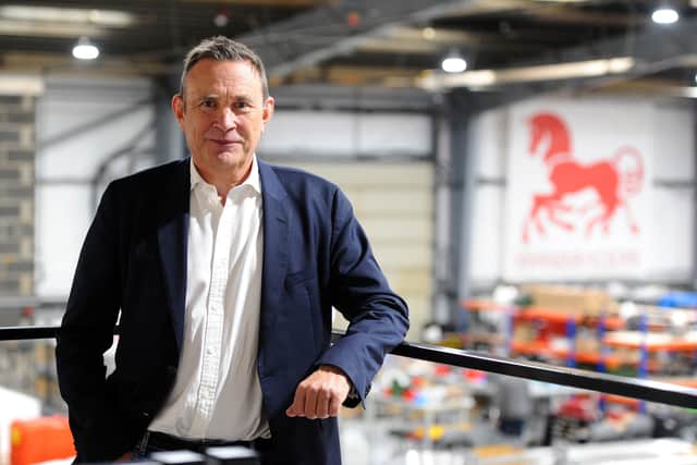 Windracers in Brunel Way, Fareham, has expanded its factory and created 50 high-skilled jobs to produce sophisticated cargo drones, currently used in Ukraine and across the globe. Pictured: Stephen Wright, executive chairman and founder of Windracers.