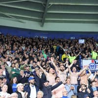 27 super images of 3,292 Portsmouth fans enjoying draw with Leicester City inside King Power Stadium