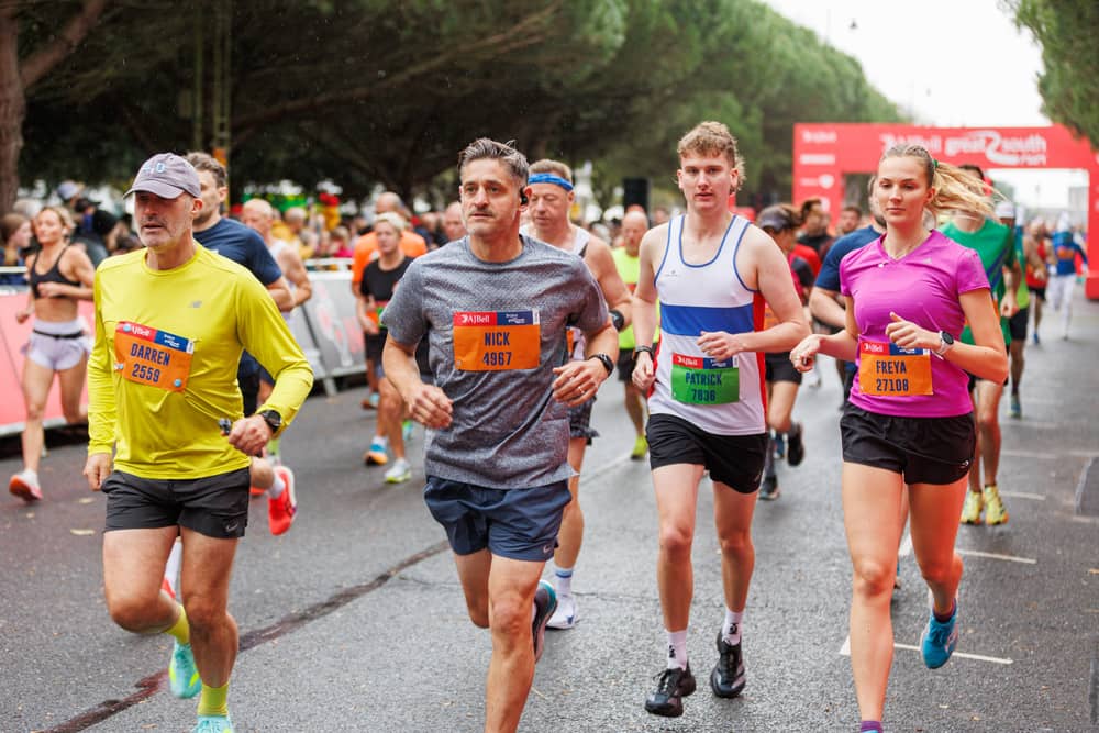 Thousands of people have turned out for the Great South Run. 

Pictured: Runners at the start of the ten mile route. 

Picture: Marcin Jedrysiak