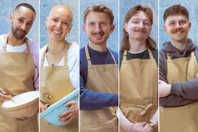 Aaron, Jasmine, Tom, Iain and Toby will fight to survive the Great British Bake Off quarterfinal this week.