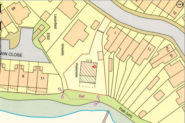 Location plans for remodelling of Waterside, Deanes Park Road Fareham