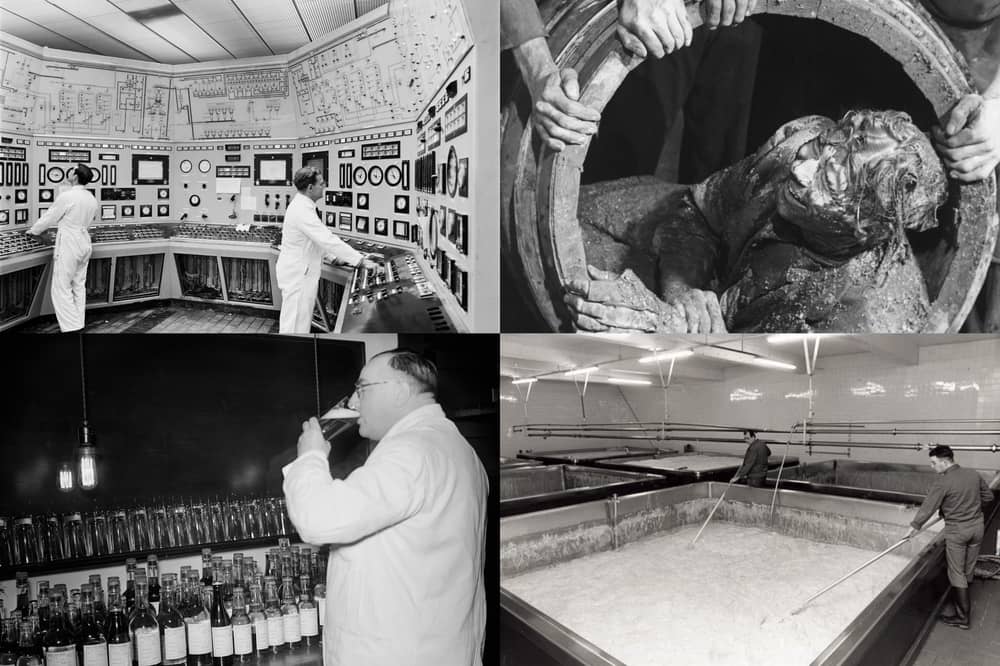 These photos capture life at some of the UK's most famous lost breweries