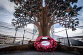 Launch of Heart of Oak Memory tree at Historic Dockyard, Portsmouth on Monday 21st October 2025. The monument honours fallen Royal Navy sailors, who gave their lives to the force.