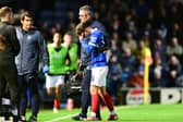 Adrian Segecic damaged ankle ligaments against Coventry last month. Picture: Dennis Goodwin/ProSportsImages