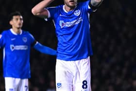 Pompey's John Swift. Pic: Dennis Goodwin