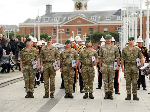 Volunteers are being sought to support the Poppy Appeal in Portsmouth ahead of Remembrance Sunday. Pictured: Launch of the Hampshire Poppy Appeal outside the Spinnaker Tower in Gunwharf Quays, Portsmouth, on October 23, 2025.