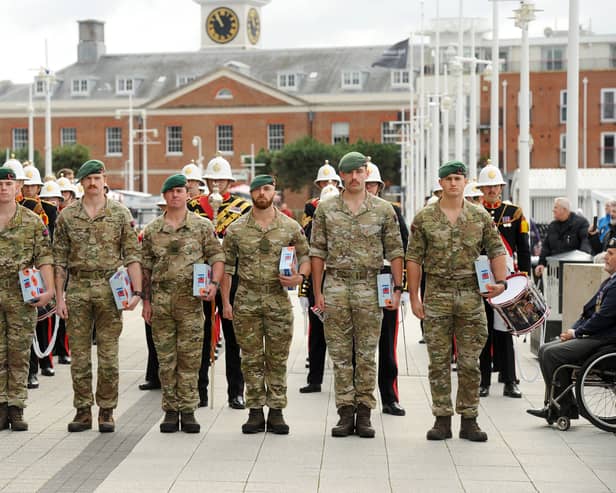 Volunteers are being sought to support the Poppy Appeal in Portsmouth ahead of Remembrance Sunday. Pictured: Launch of the Hampshire Poppy Appeal outside the Spinnaker Tower in Gunwharf Quays, Portsmouth, on October 23, 2025.