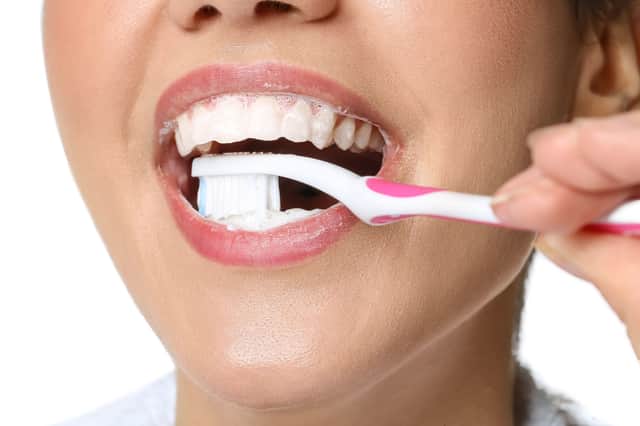 Miranda Pascucci says that by skipping interdental brushing, "you only clean 60 per cent of the tooth surface".