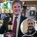 CAMRA chairman Ash Corbett-Collins (inset) believes politicians often treat pubs as little more than a backdrop for photo opportunities (Photos: Getty Images/CAMRA)