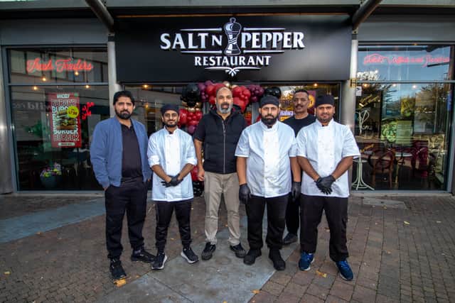 New restaurant open in Arundel Street, Portsmouth on Wednesday 22nd October 2025Pictured: Owner Mukammad Aamir Shahzad with his staff