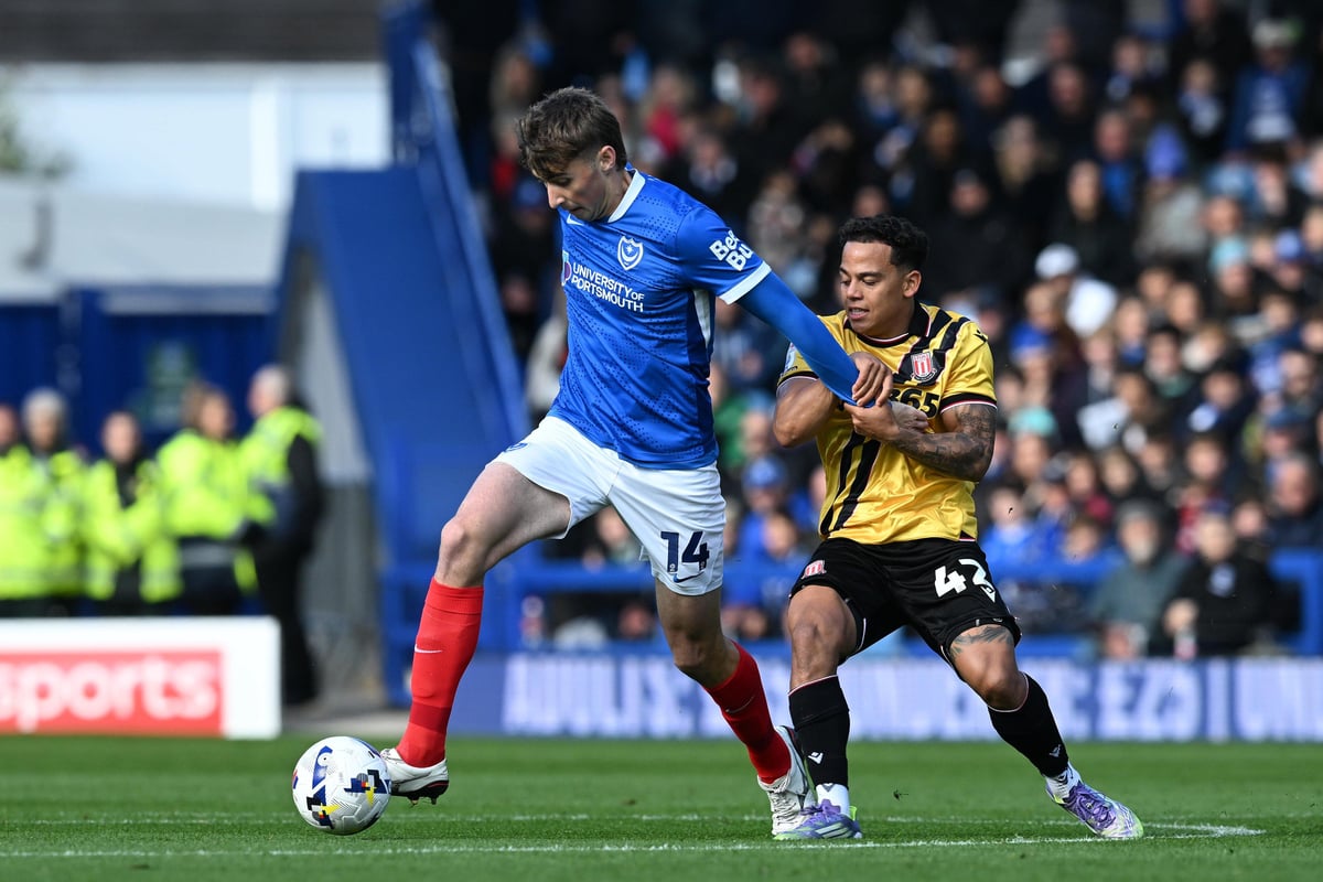 Portsmouth suffer yet another injury blow during Stoke game at Fratton Park