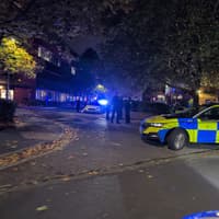 Police tape off St Vincent Street as they shut down scene of emergency incident in Portsmouth