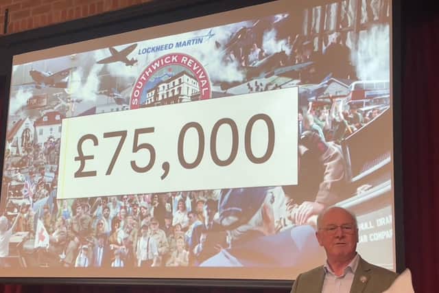 The amount of money being raised by Southwick Revival this year.