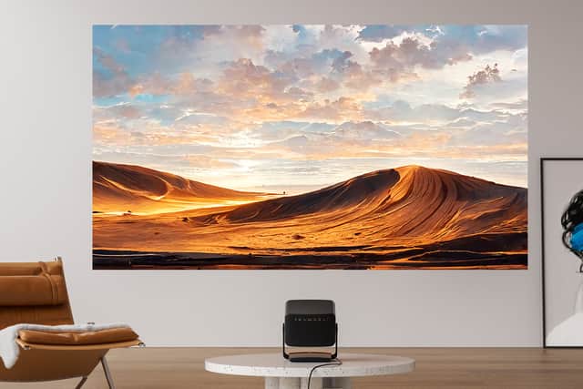 The Dangbei DBOX02 Pro can project out to a huge 300" screen