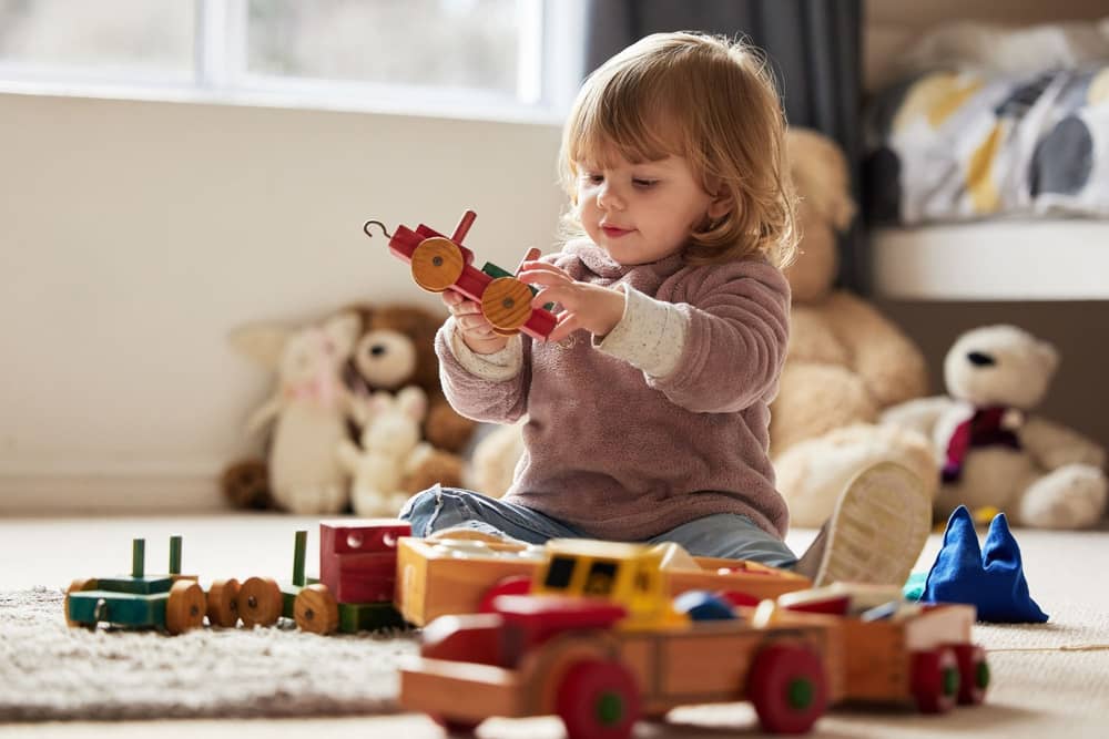 Parents say that things like shape sorters and car garages do not hold their childrens' lasting interest.  
